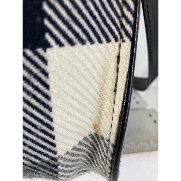 KATE SPADE WOOL PLAID WOMENS LARGE CROSSBODY BAG - Picture 6 of 16